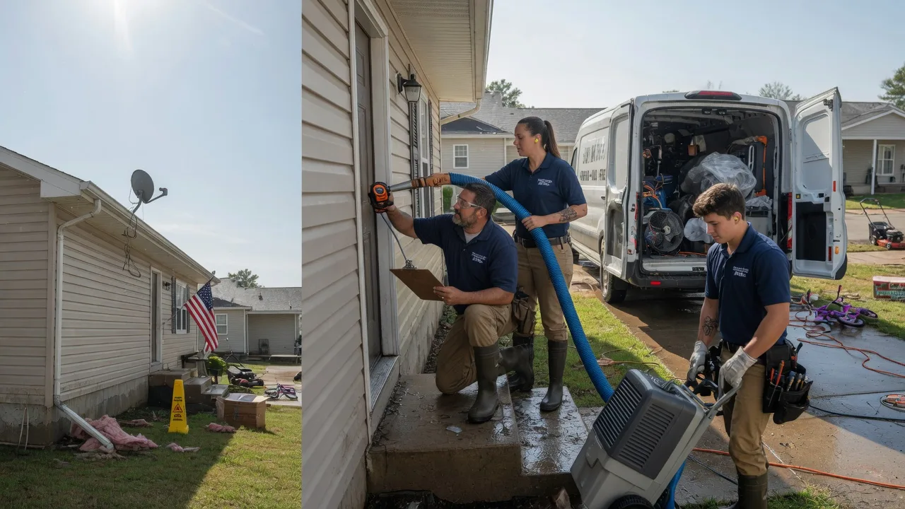 Ceiling Water Damage Restoration in Springtown, TX near me